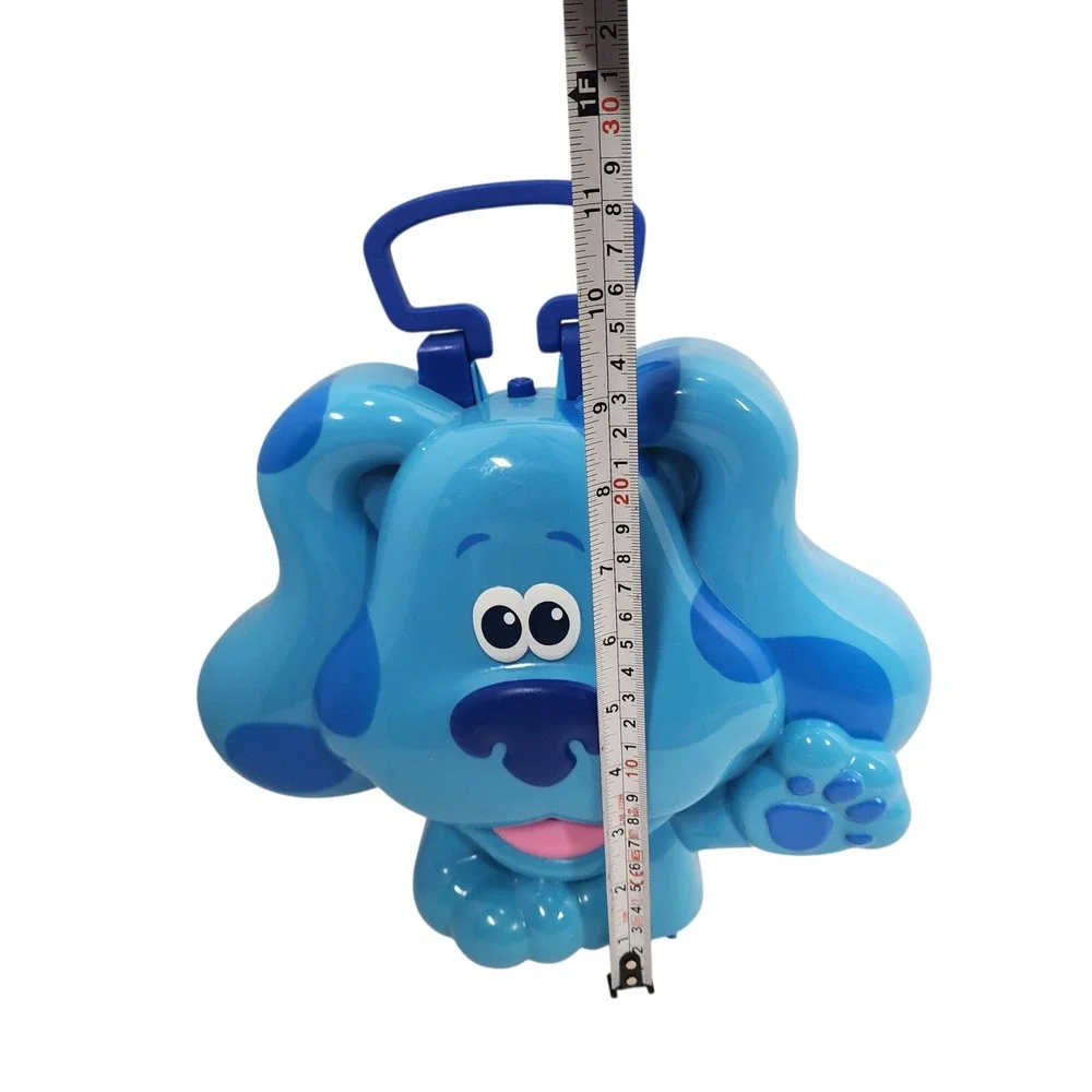 Blues Clues Plastic Carry Case Blue Dog Handheld Toy‎ Storage Holder